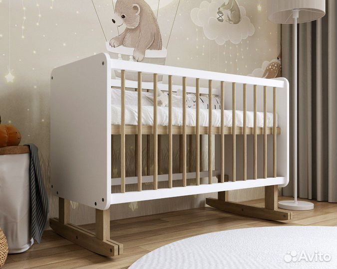 Детская кроватка для новорождённых Лея