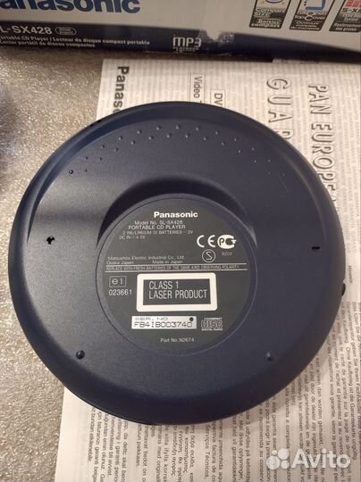Cd плеер panasonic sl-sx428
