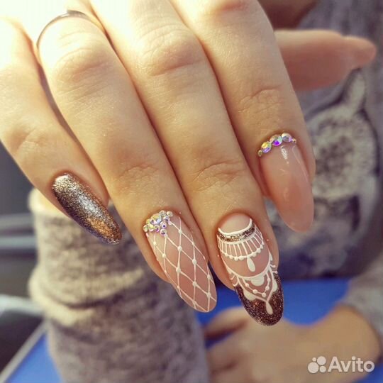 Маникюр, гель лак, наращивание ногтей