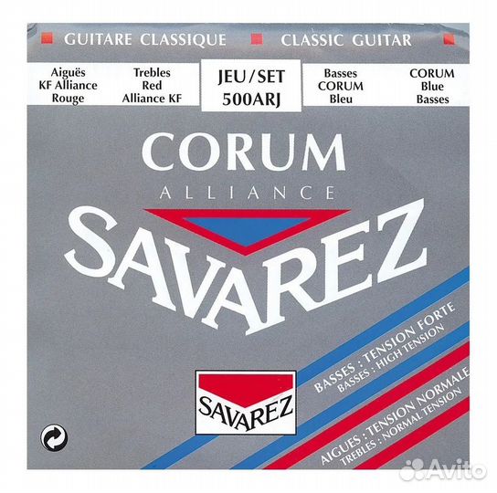 Струны для гитары Savarez 500ARJ Corum Alliance Re