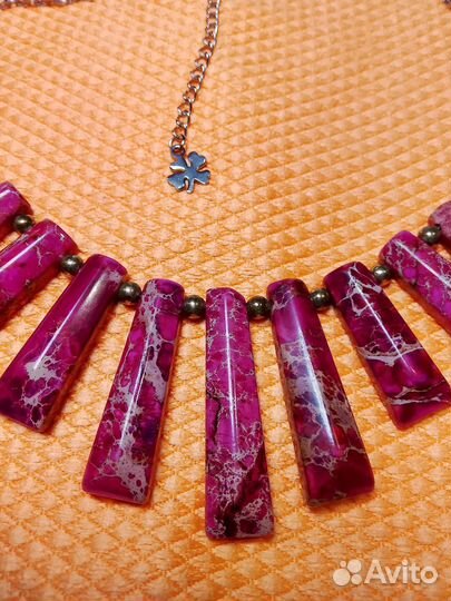 Колье из натуральных камней