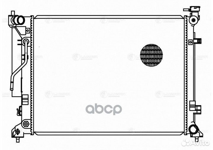 Радиатор охлаждения двигателя KIA optima 15