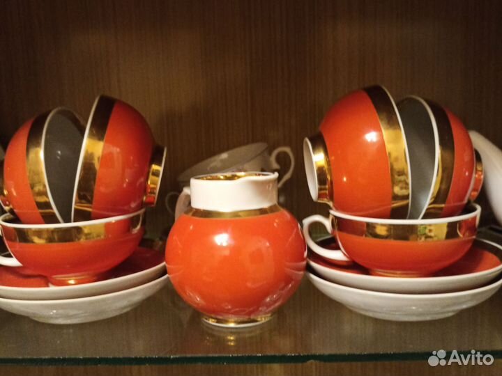 Сервиз чайный СССР Дулево