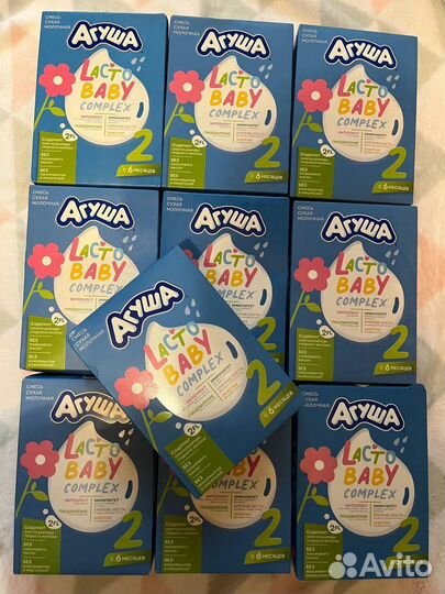 Сухая смесь Агуша 2