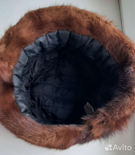 Норковая шапка женская