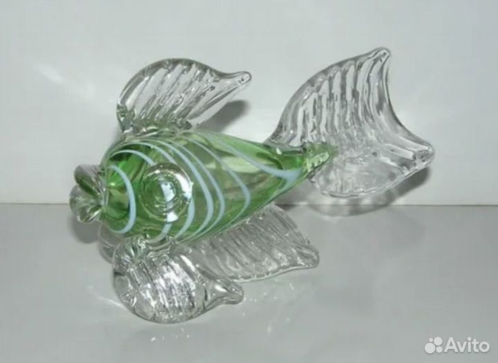 Винтажная Коллекционная Стеклянная Статуэтка