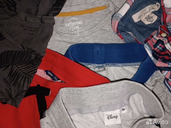 Вещи летние для мальчика 110-122
