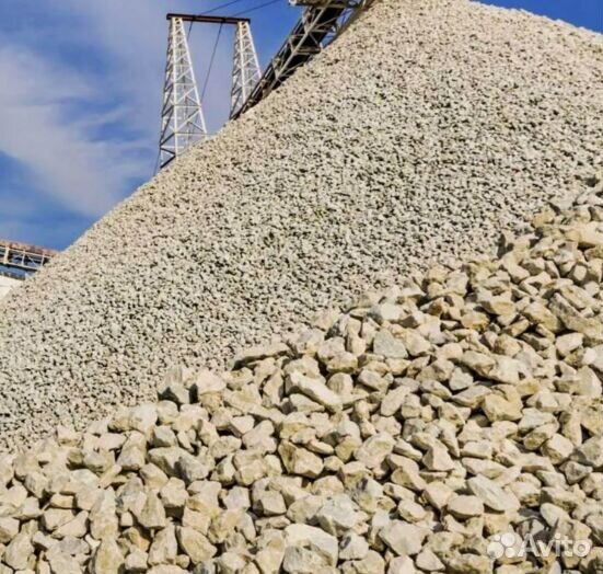 Щебень известковый на подушку