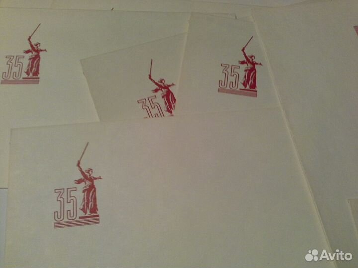 Почтовые конверты 1965г. 35лет победы над фашизмом