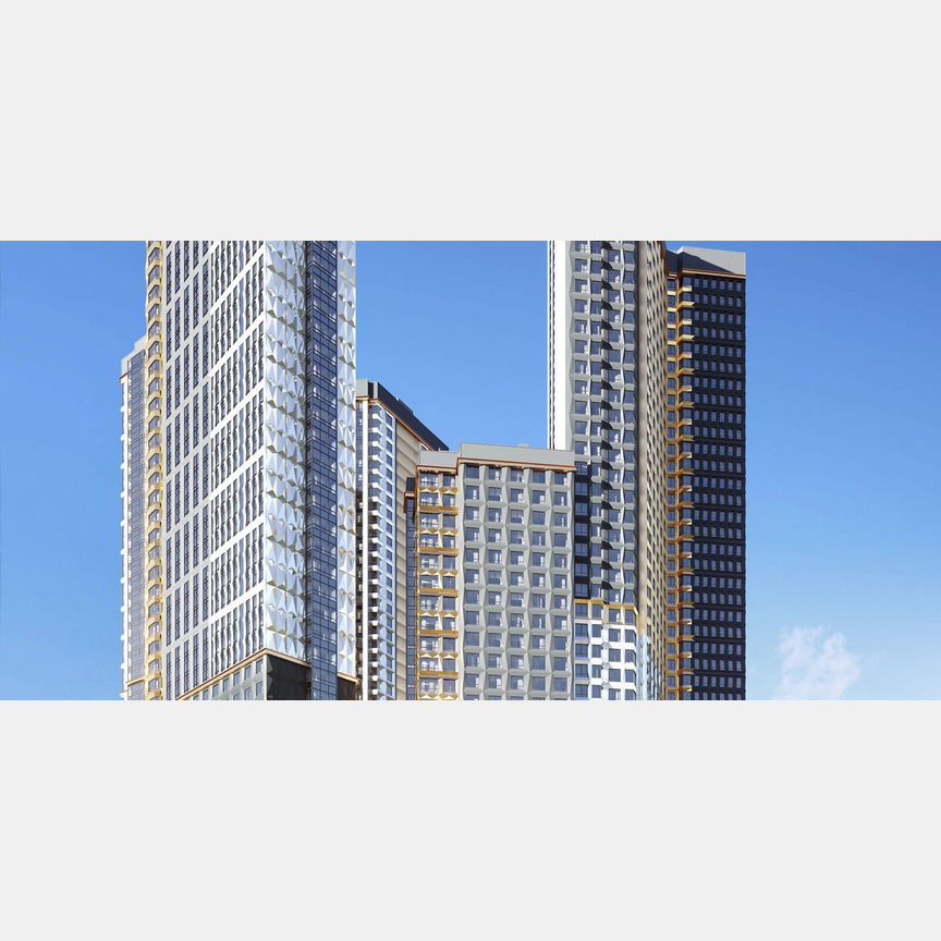 3-к. квартира, 89,3 м², 13/50 эт.