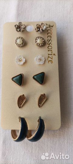 Серьги бижутерия