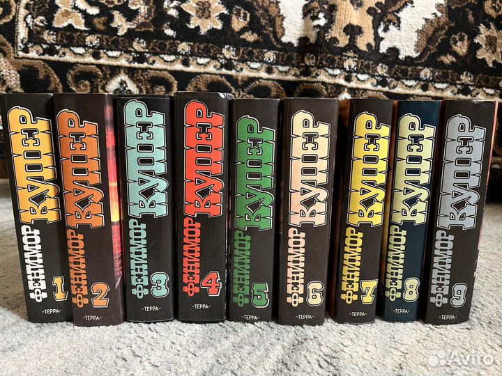 Книга Джеймс Фенимор Купер 9 томов