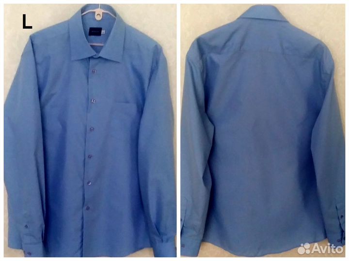 Рубашки мужские M, L