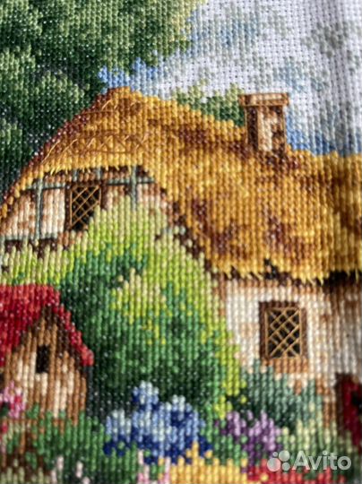 Картина вышитая крестиком