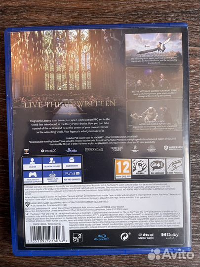 Hogwarts legacy ps4 диск