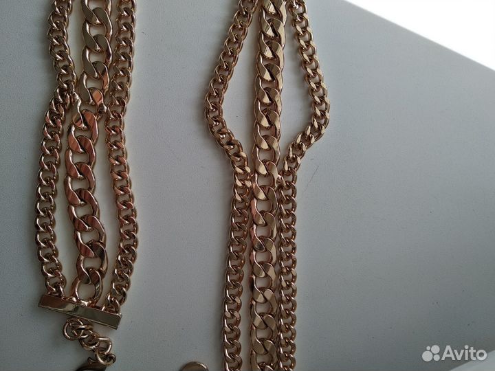 Ремень женский металлический