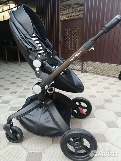 Коляска 2 в 1 эко кожа