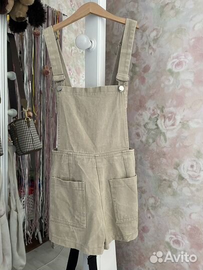 Комбинезон женский летний джинсовый