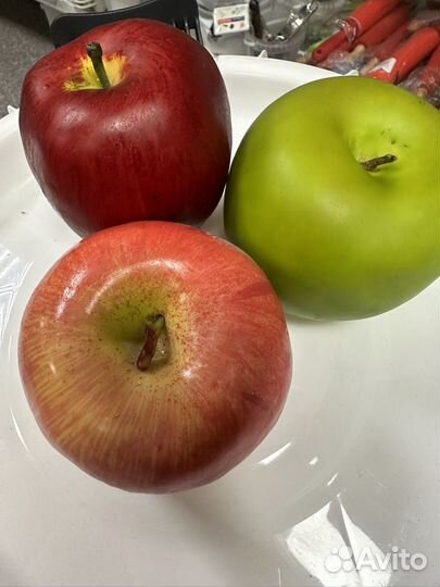 Овощи и фрукты искусственные