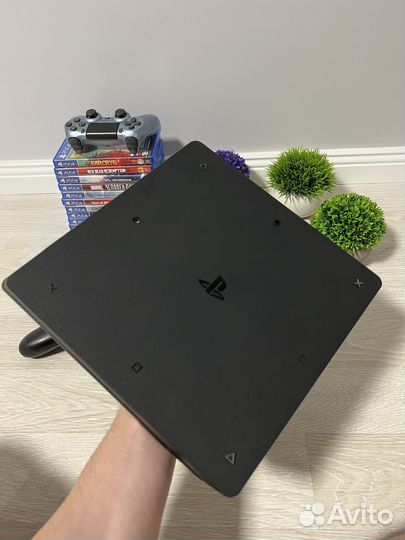 Sony PS4 slim +5 игр(ведьмак 3 / Гта 5)