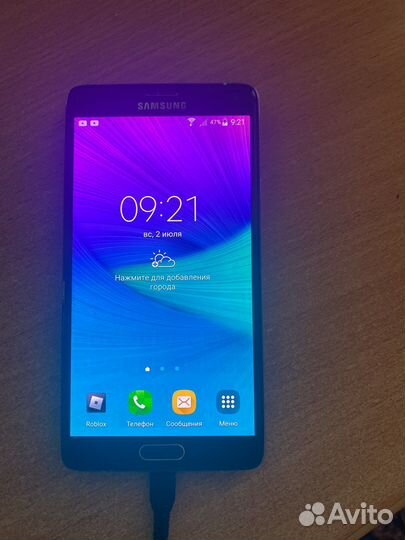 Телефон Samsung note 4