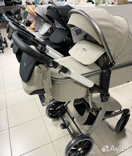 Коляска 3 в 1 luxmom 601 A/ утепленная