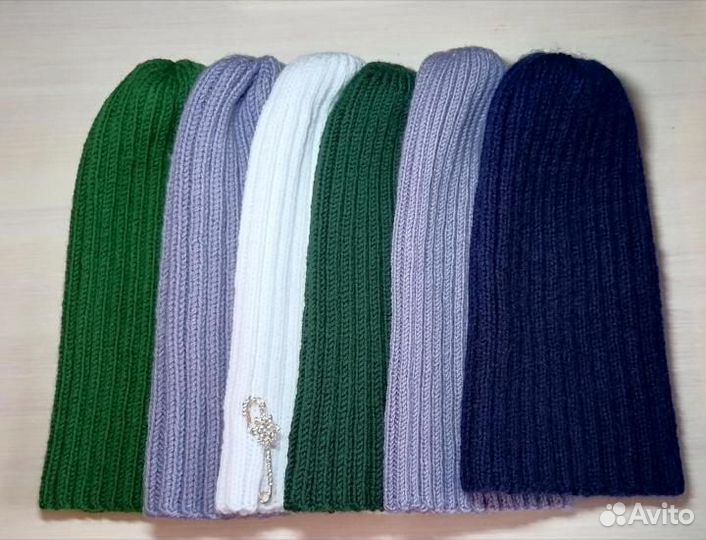 Шапка тыковка вязаная