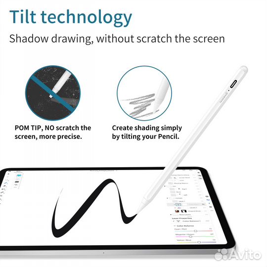 Стилус для телефона и планшета iPhone, iPad