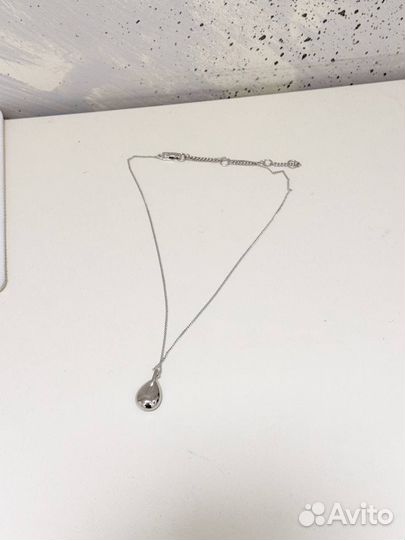 Подвеска Givenchy Silver-Blue Logo Оригинал