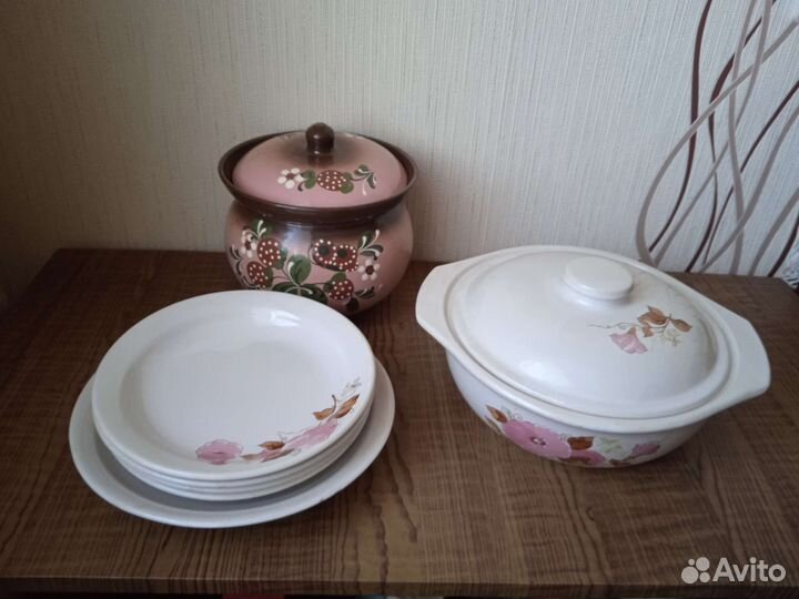 Горшок керамический. Супница СССР