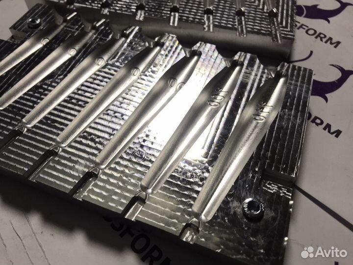 Форма чпу для литья грузил (Торпеда №1)