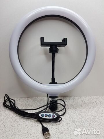 Кольцевая лампа rgb 26 см объявление продам