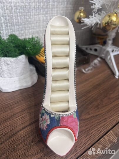 Подставка для колец туфелька