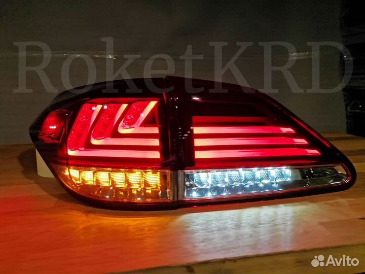 Задние фонари Lexus RX 10-2015 год LED
