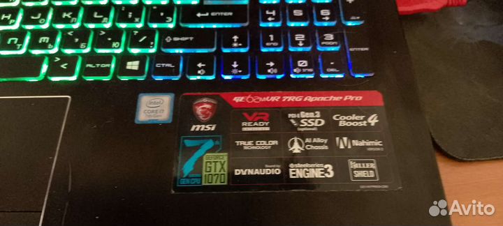 Игровой ноутбук Msi apache pro ge62mvr