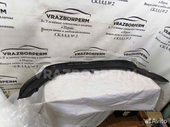 Спойлер бампера VW Polo