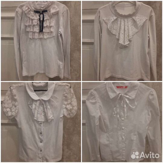 Блузки школьные 140-146