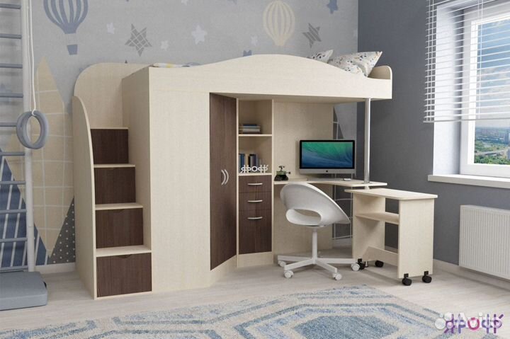 Кровать чердак