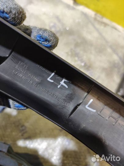 Накладка петли багажника Hyundai Sonata 7 LF