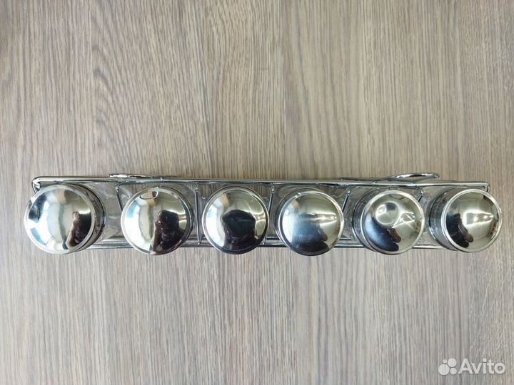 Набор баночек для специй на подставке, бу