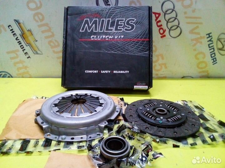 Сцепление новое в сборе Hyundai getz Accent II LC