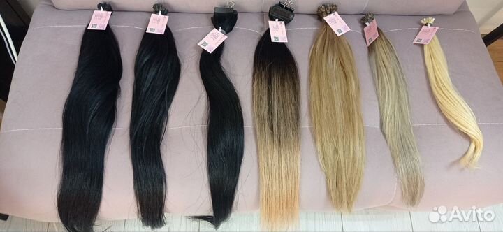 Волосы для наращивания натуральные б/у