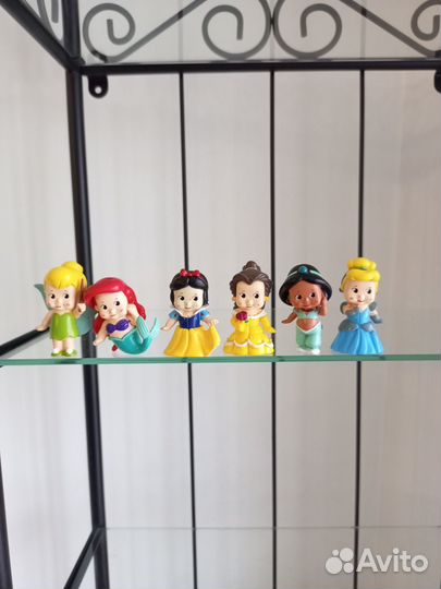 Фигурки принцессы дисней 6 шт малышки пакетом