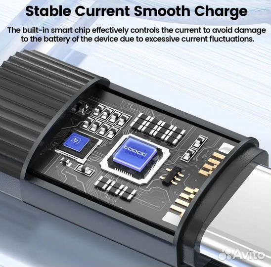 Новый USB Type C Кабель Toocki 3А