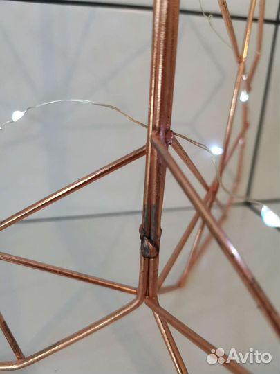 Металлическая елка в стиле лофт