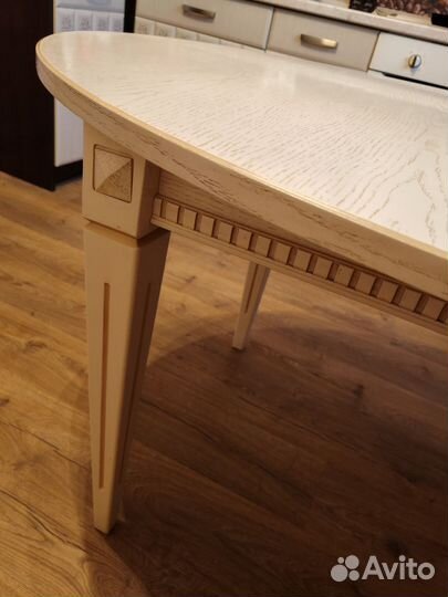 Стол кухонный круглый раскладной бу