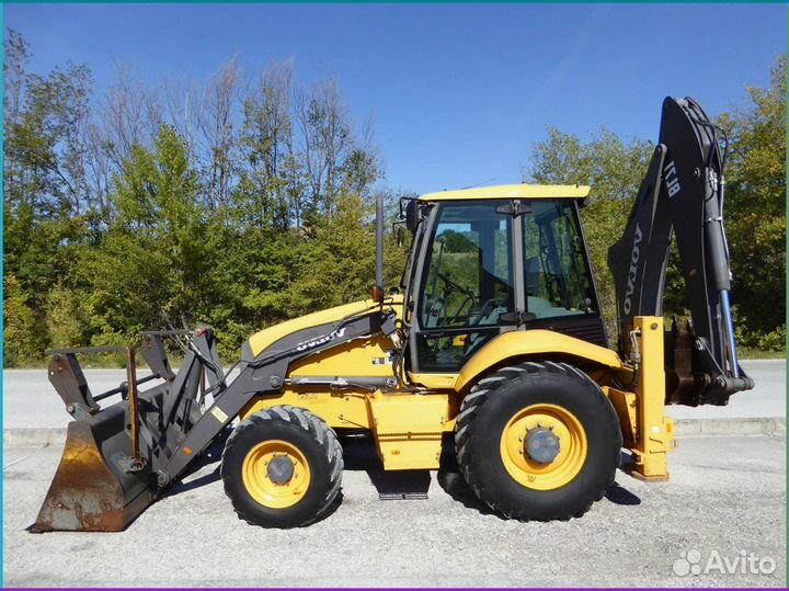 Правое стекло на экскаватор Volvo BL61 BL71