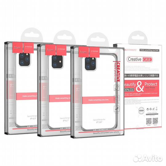 Прозрачный чехол Hoco iPhone 14 Pro/14 Pro Max