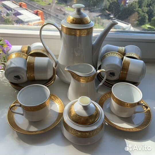 Кофейный сервиз Bohemia,Чехословакия