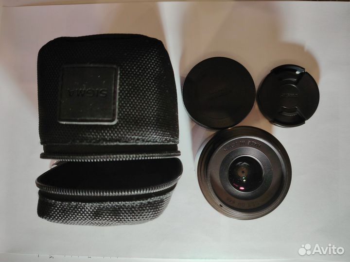 Объектив sigma 19mm для sony e